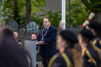 toespraak door burgemeester Marvin Polak
