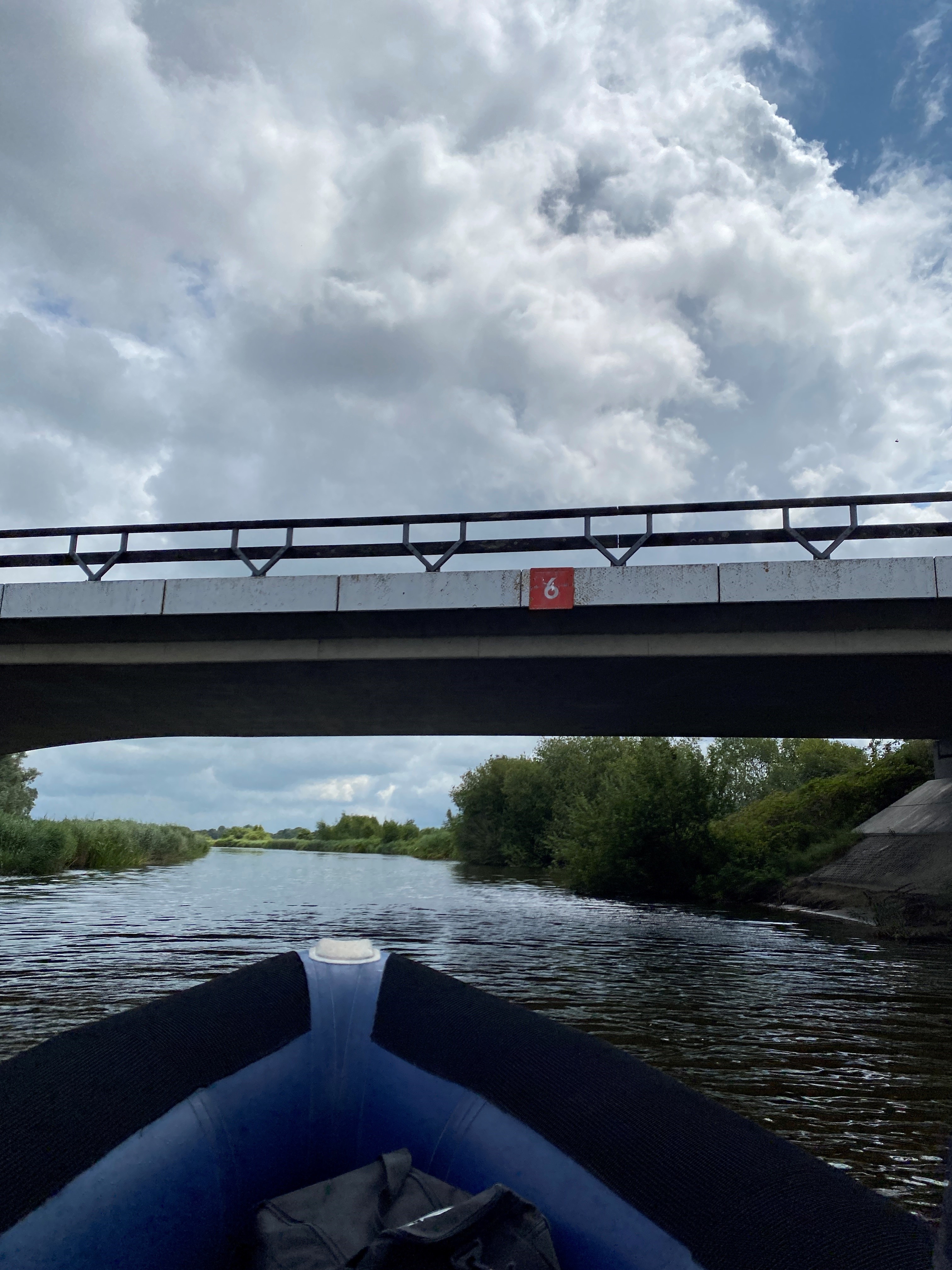 brug met 6km bord
