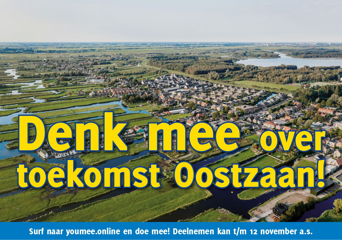 Denk mee over toekomst Oostzaan!