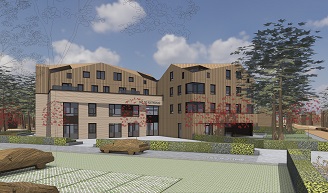 Impressie van het nieuwe gebouw