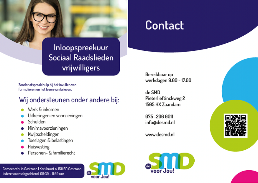 Inloopspreekuur Sociaal Raadslieden vrijwilligers