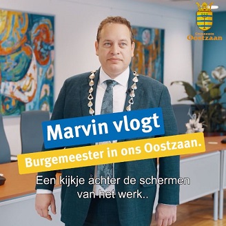 Marvin vlogt Burgemeester in ons Oostzaan, een kijkje achter de schermen