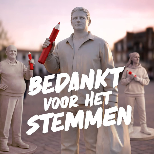 Bedankt voor het stemmen